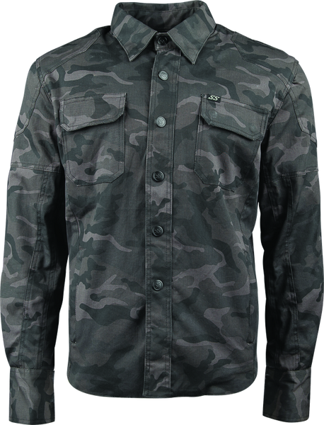 Speed and Strength Call to Arms Moto Shirt Camouflage - Small - 889518