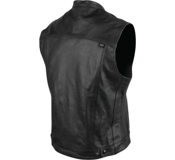Speed and Strength Band Of Brothers Leather Vest Black - XL - 889579