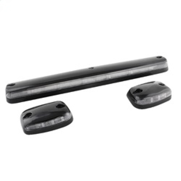 xTune Chevy Silverado 07-13 Amber LED Cab Roof Lights Clear ACC-LED-CS07-CR-C - 9924606