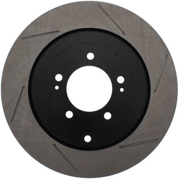 StopTech Power Slot 08-09 Evo 10 Slotted Right Rear Rotor - 126.46075SR