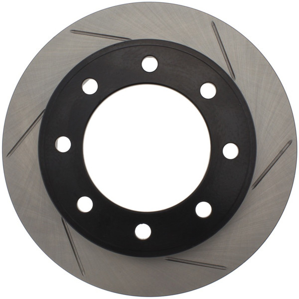 StopTech Power Slot 00-05 Ford Excursion / 01-04 F250 4WD Front Right Slotted Rotor - 126.65086SR