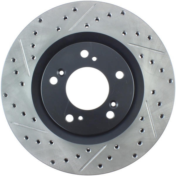 StopTech 00-09 S2000 Slotted & Drilled Right Front Rotor - 127.40048R