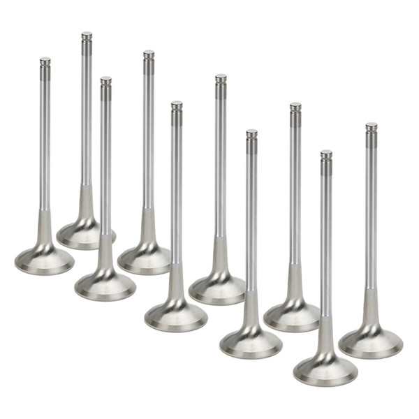 Supertech VW 1.8L/2.0L 16V 28.x6.96x98.20mm Flat Inconel Exhaust Valve - Set of 10 - VWEVI-1034F-10