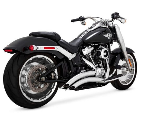 Vance & Hines HD Fatboy/Brkout 18-22 Big Radius 2-2 Chrome PCX Full System Exhaust - 26375