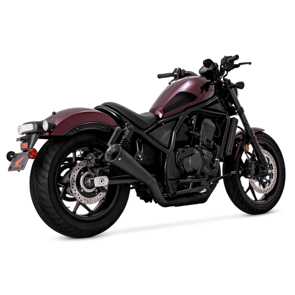Vance & Hines HONDA 21-22 Rebel 1100 S/O Black Slip-On Exhaust - 48425
