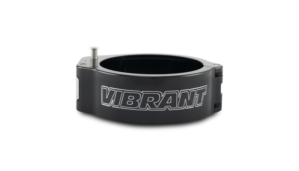 Vibrant 2.5in O.D. Aluminized HD 2.0 Clamp - Anodized Black (Clamp Only) - 32535
