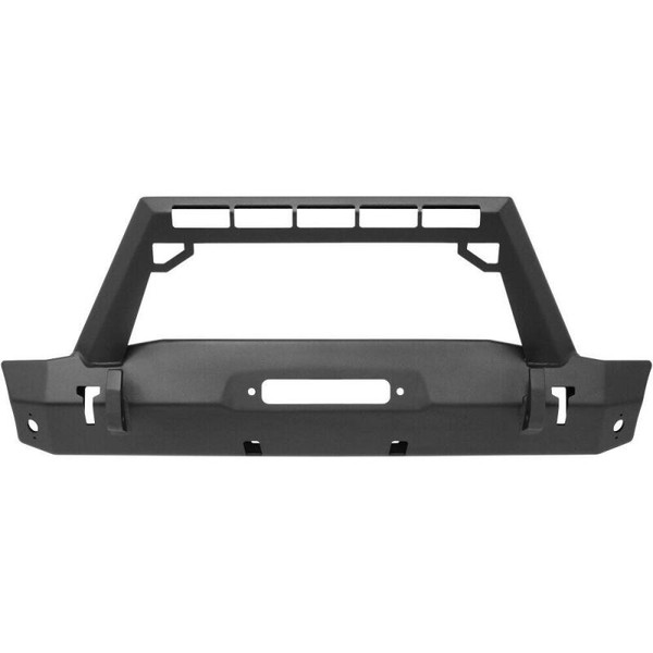 Westin 18-19 Jeep Wrangler JL Stubby Front Bumper - Textured Black - 59-80085