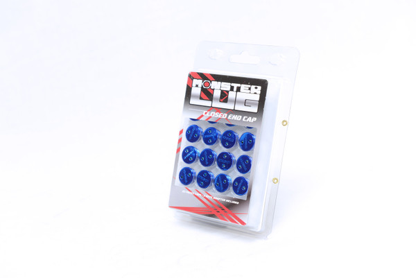 Wheel Mate Monster Lug Caps M14x1.50 Set of 20 - Blue - Plastic - 33007U