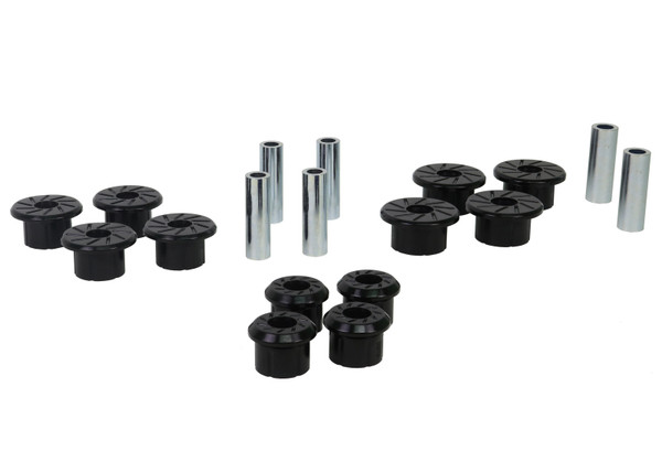 Whiteline 1999-2018 Chevrolet Silverado 1500 Spring - Eye Front/Rear And Shackle Bushing - W73821