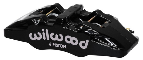 Wilwood Caliper-Forged Dynapro 6 5.25in Mount-R/H 1.62/1.38in/1.38in Pistons 1.10in Disc - 120-13432-BK
