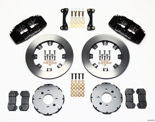 Wilwood Dynapro 6 Front Hat Kit 12.19in 90-99 Civic w/240 mm Disc - 140-10736