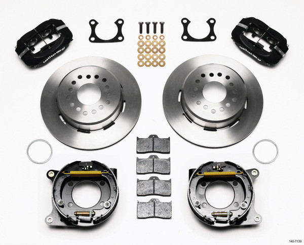 Wilwood Forged Dynalite P/S Park Brake Kit Big Ford 2.36in Offset - 140-7139