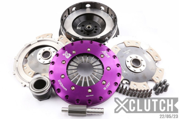 XClutch 15-18 BMW M3 Base 3.0L 9in Twin Solid Ceramic Clutch Kit - XKBM23560-2E