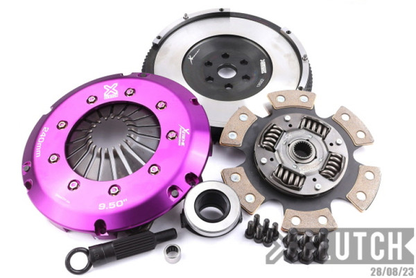 XClutch 06-07 Mazda Mazdaspeed 3 2.3L Turbo Stage 2R Extra HD Sprung Ceramic Clutch Kit - XKMZ24530-1R