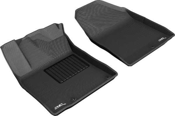3D MAXpider 2019-2020 Hyundai Kona Electric Kagu 1st Row Floormat - Black - L1HY09111509
