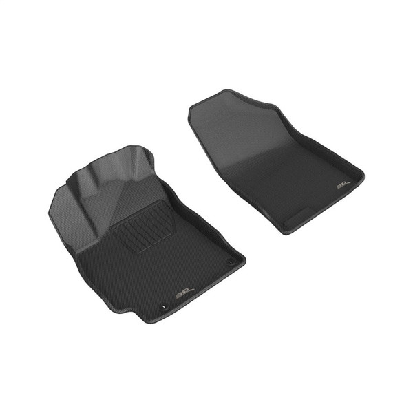 3D MAXpider 21-23 Hyundai Elantra Gas/Hybrid Kagu 1st Row Floormat - Black - L1HY11011509
