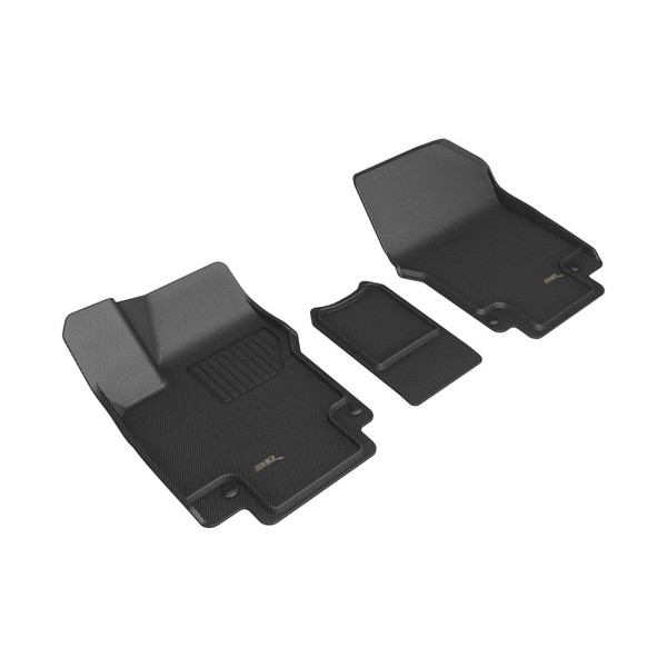 3D MAXpider 2023+ Hyundai Ioniq 5 Limited Kagu 1st Row Floormat - Black - L1HY12311509