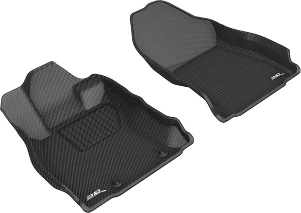 3D MAXpider 2019-2020 Subaru Forester Kagu 1st Row Floormat - Black - L1SB02411509