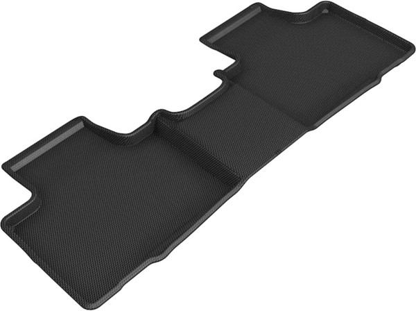 3D MAXpider 20-23 Toyota Highlander Kagu Black Floor Mat - Row 2 - L1TY26221509