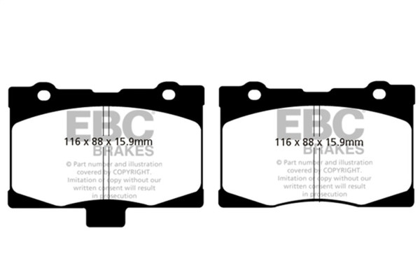 EBC 05-08 Acura RL 3.5 Ultimax2 Front Brake Pads - UD1091