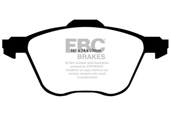 EBC 01 Volkswagen Eurovan 2.8 (313mm) Ultimax2 Front Brake Pads - UD880