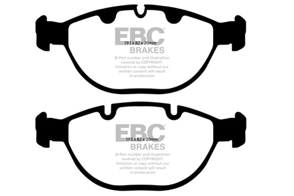 EBC 02-04 BMW X5 4.6 Ultimax2 Front Brake Pads - UD920