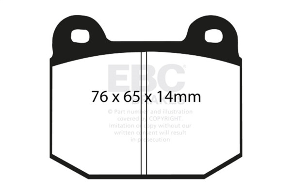 EBC 03-04 Infiniti G35 3.5 (Manual) (Brembo) Ultimax2 Rear Brake Pads - UD961