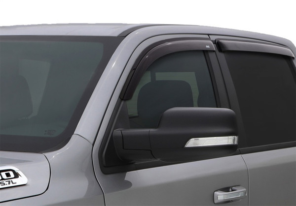 AVS 2019 RAM 1500 Crew Cab Ventvisor Outside Mount Front & Rear Window Deflectors 4pc - Smoke - 94806