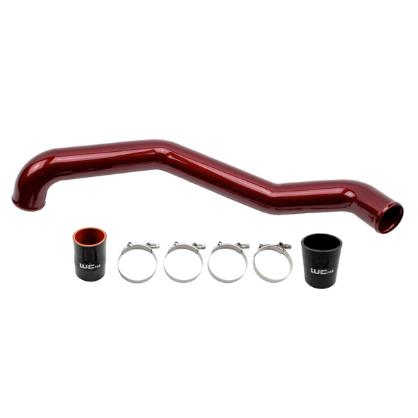 Wehrli 17-19 Chevrolet 6.6L L5P Duramax Driver Side 3in Intercooler Pipe - Semi-Gloss Black - WCF100708-SGB