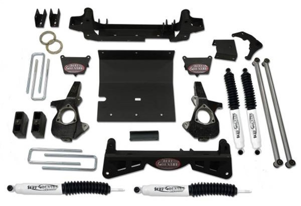 Tuff Country 01-10 Chevy Silverado 2500HD 4x4 6in Lift Kit (w/3pc Sub Frame SX8000 Shocks) - 16993KN