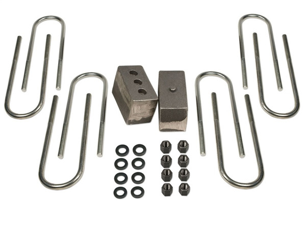 Tuff Country 03-13 Dodge Ram 2500 4wd (w/3.5in or 4in Rear axle) 4in Rear Block & U-Bolt Kit - 97096