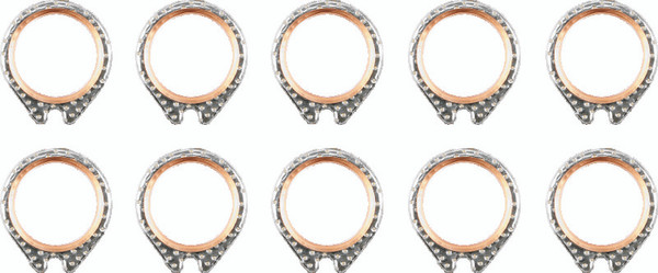 Twin Power 66-84 Shovelhead Big Twin Exhaust Gaskets Replaces 65834-68 Pr - 043204