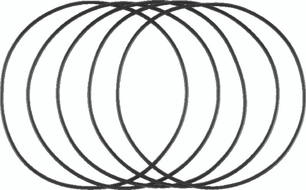 Twin Power L82-06 Big Twin Exc 06 Dyna Inner Primary O Ring Replaces H-D 11147 5 Pk - 043263