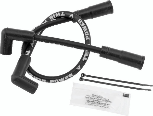 Twin Power 00-17 Softail 99-17 Dyna Black Ignition Wire Set - 110112