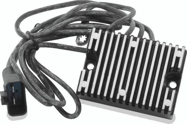 Twin Power 99-03 FXD Voltage Regulator Black Replaces H-D 74518-99A 32 Amp - 498298