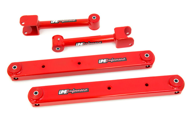 UMI Performance 64-67 GM A-Body Rear Control Arm Kit Fully Boxed Lowers - 402118-R