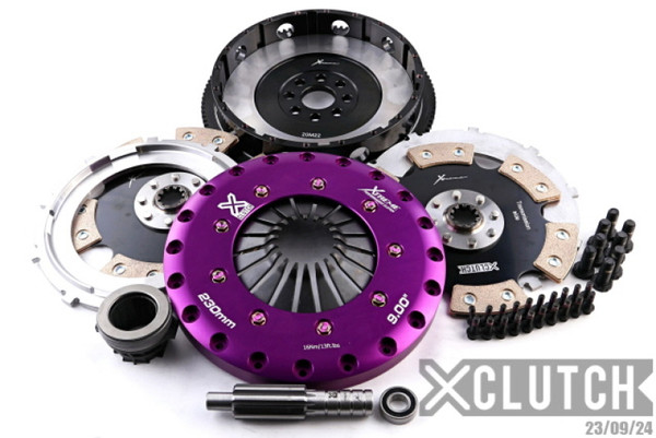 XClutch 01-03 BMW 325Ci Base 2.5L 9in Twin Solid Ceramic Clutch Kit - XKBM23589-2E