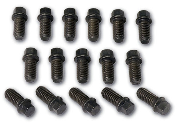 Moroso Header Bolts - 3/8in-16 - Steel - 16 Pack - 38710