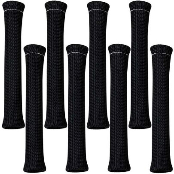 Moroso High Temperature Spark Plug Boot Protectors - Black (8 Pack) - 71978