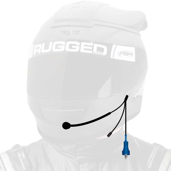 Rugged Radios OFFROAD Wired Helmet Kit with 3.5mm Jack and M102 Military Mic - HK-OF