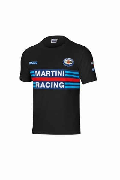 Sparco T-Shirt Martini-Racing Large Black - 01274MRNR3L