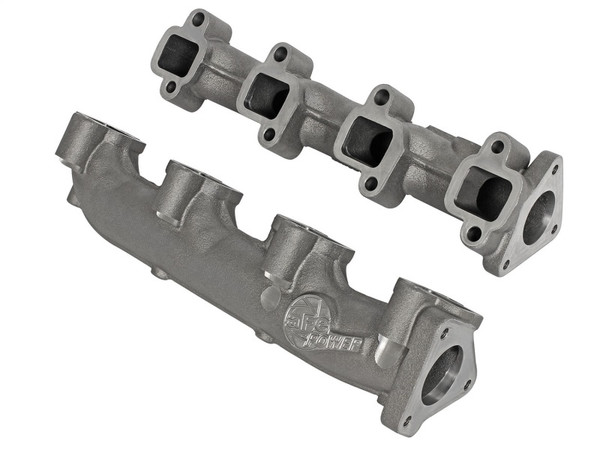 aFe Power BladeRunner Ported Ductile Iron Exhaust Manifold 01-16 GM Diesel Trucks V8-6.6L (td) - 46-40024