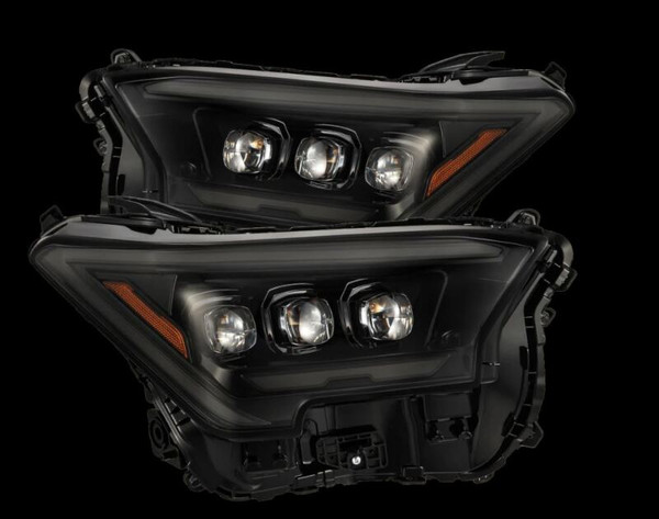 AlphaRex 2024 Toyota Tacoma NOVA-Series Projector Headlights (Pair) - Alpha-Black w/Activation Light - 880326
