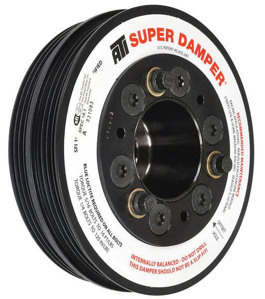 ATI Damper 94-05 Miata 1.8L 5.67in 4 Grv - 1Pc Belt Guide w/o Trigger Wheel (916885BG1 Included) - ATI918522BG1