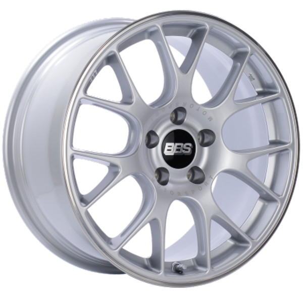 BBS CH-R 19x8.5 5x120 ET32 Brilliant Silver Polished Rim Protector Wheel -82mm PFS/Clip Required - CH104SPO