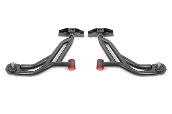 BMR 10-14 Ford Mustang / Shelby GT500 Non-Adj. Lower A-Arms (Poly/Delrin) - Black Hammertone - AA754H