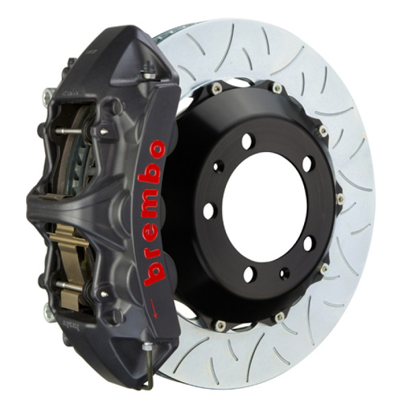 Brembo 01-02 Viper RT-10/GTS Front GTS BBK 6 Piston Cast 355x32 2pc Rotor Slotted Type-3-Black HA - 1M3.8018AS