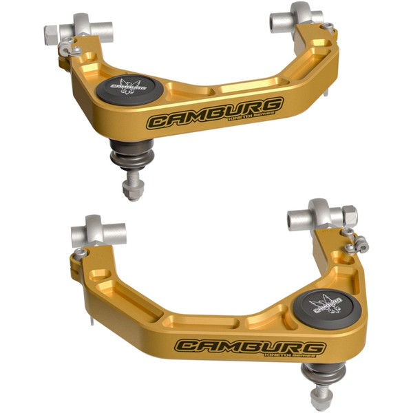 Camburg 2024 Toyota Tacoma 2WD/4WD KINETIK V2 Performance Billet X-Joint XL Upper Arms (GOLD) - CAM-310277-GLD