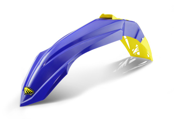 Cycra 15-21 Yamaha YZ125 Cycralite Front Fender - Blue W/ Gold Vent - 1CYC-1461-62LG