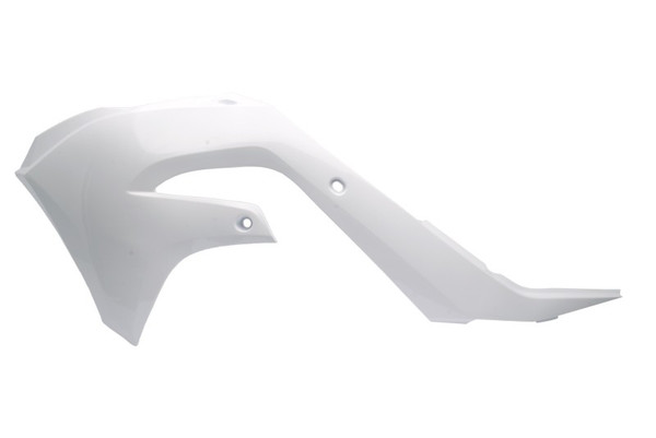 Cycra 21-23 Kawasaki KX450X Powerflow Radiator Shrouds - White - 1CYC-1871-42